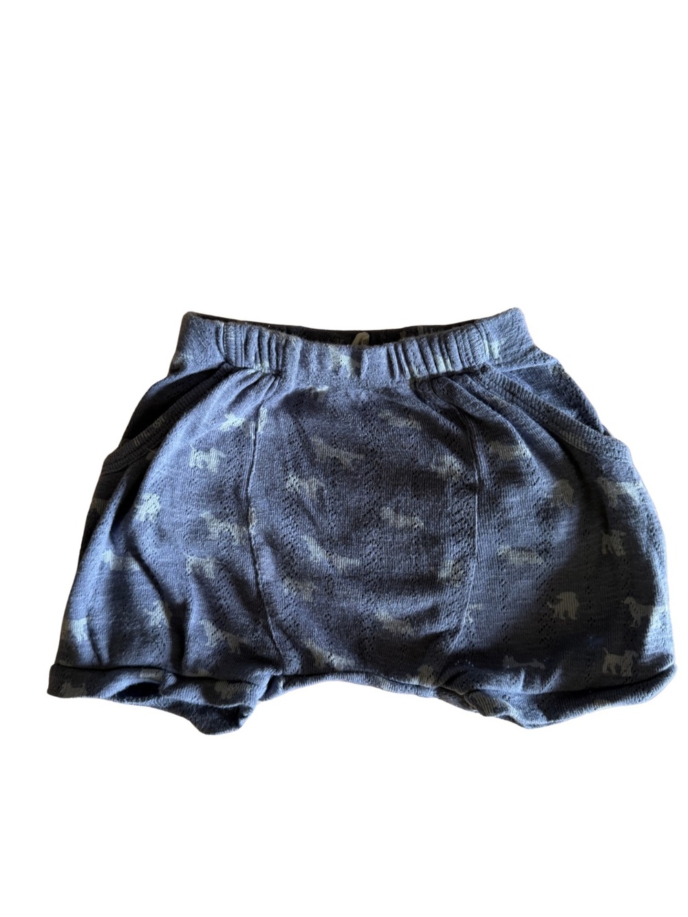 kate quinn pocket panda short | flintstone tiny dogs | organic cotton pointelle